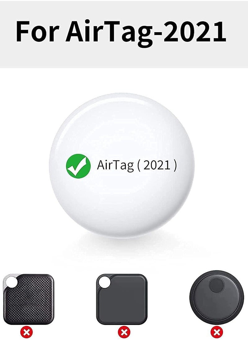 erorex - 4 Pack Anti Lost Leather Case for AirTag Protective Case Cover with Keychain Ring Designed Safety Apple Airtag Tracking Locator Anti Lost Tracker Finder Protector（Multiple Colours ） - Image 1