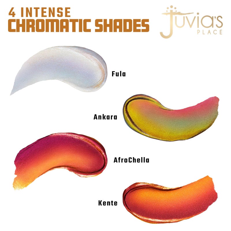 Juvia's Place Culture Duochrome Liquid Eyeshadow Kente - Liquid Eye Makeup for Glitter & Shine, Multi-colored Eyeshadow, Sparkly Makeup for Eyes, Women's Makeup Kit Addition - Image 3