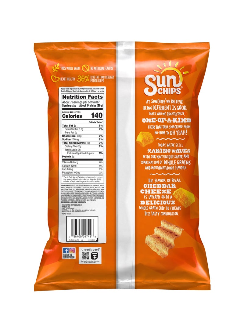 Sunchips وجبات خفيفة من الشيدر المحصود والحبوب الكاملة - Image 2