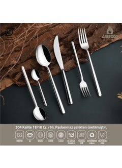 AMBOSS Pearl 72 Piece Cutlery Set  - Image 1