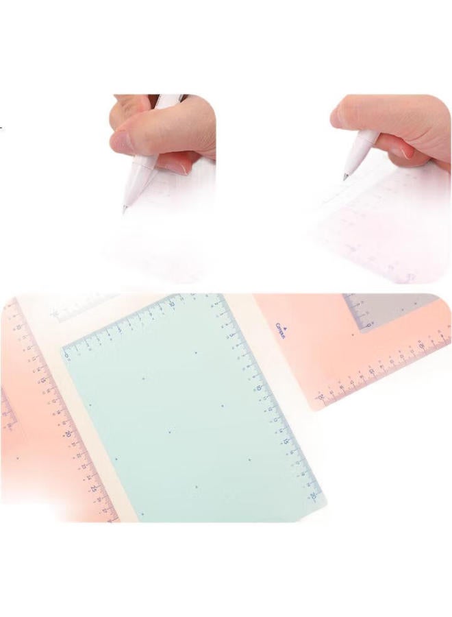 Kokuyo Student Office Ruler-Edge Desk Pad Campus Clip Paper Pad A4/Pink 1 Piece Wsg-Sjc201P - Image 2