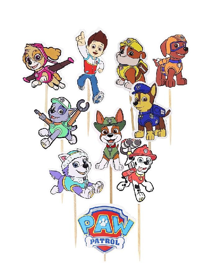 ThePartyPopper Paw Patrol Cupcake Toppers  - Image 1