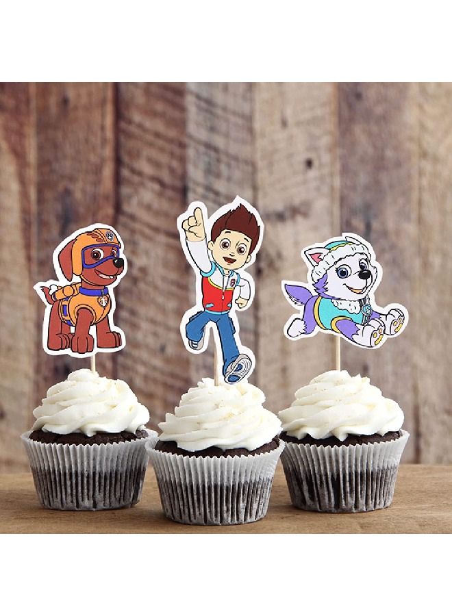 ThePartyPopper Paw Patrol Cupcake Toppers  - Image 4