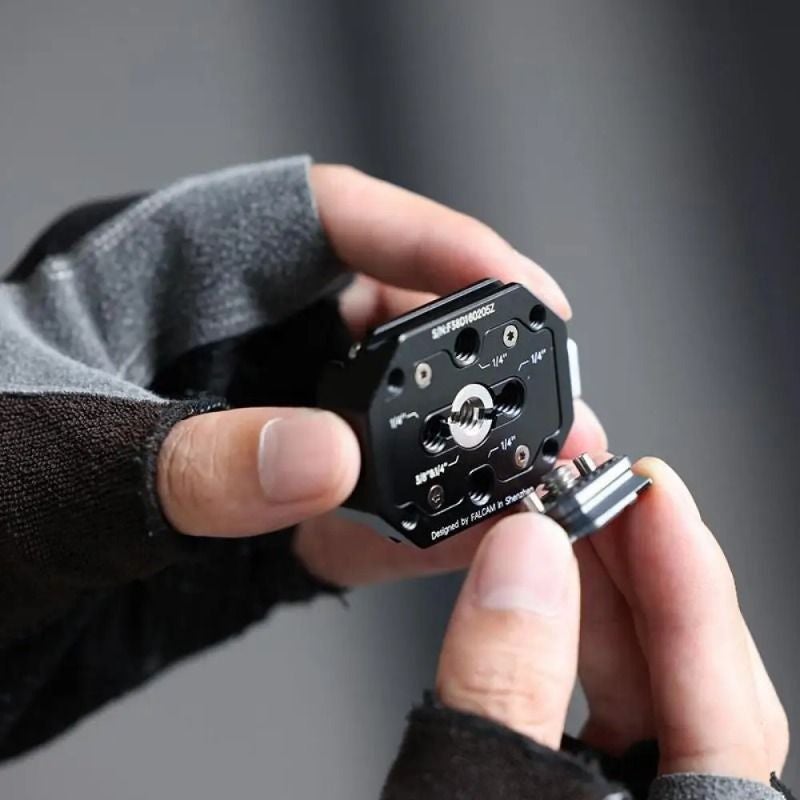 Falcam F38 3404 Quick Release Kit with Multiple Screw Holes, Black - Image 5