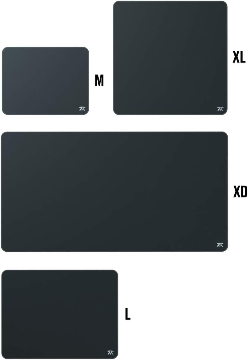Fnatic Dash XL Extended Pro Gaming Mouse Mat for Esports with Stitched Edges and Anti-Slip Rubber Base, Fast Surface (Size XL - Black, Hybrid Fabric) - 475 x 475 x 3mm - Image 5