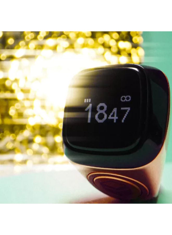 iQIBLA Smart Tasbih Zikr Aluminium Ring - Rose Gold - 18mm - Image 2