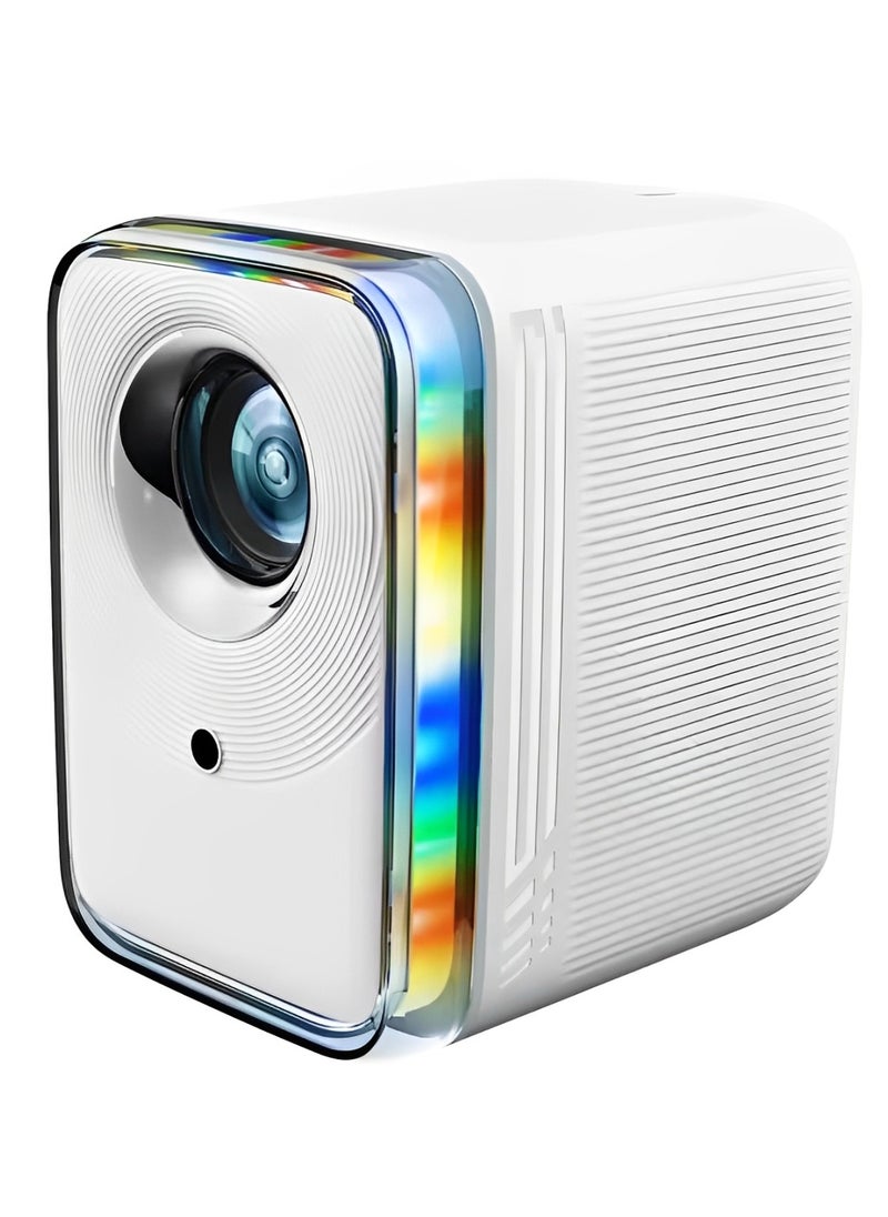 Rock Pow C60 PVO Portable LED Projector with 5G Support – 1080P HD Home Theater for Kids & Outdoor Movies, Featuring HDMI, USB, WiFi 5GHz, Bluetooth 5.2, Android 13.0, and Remote Control  - Image 1
