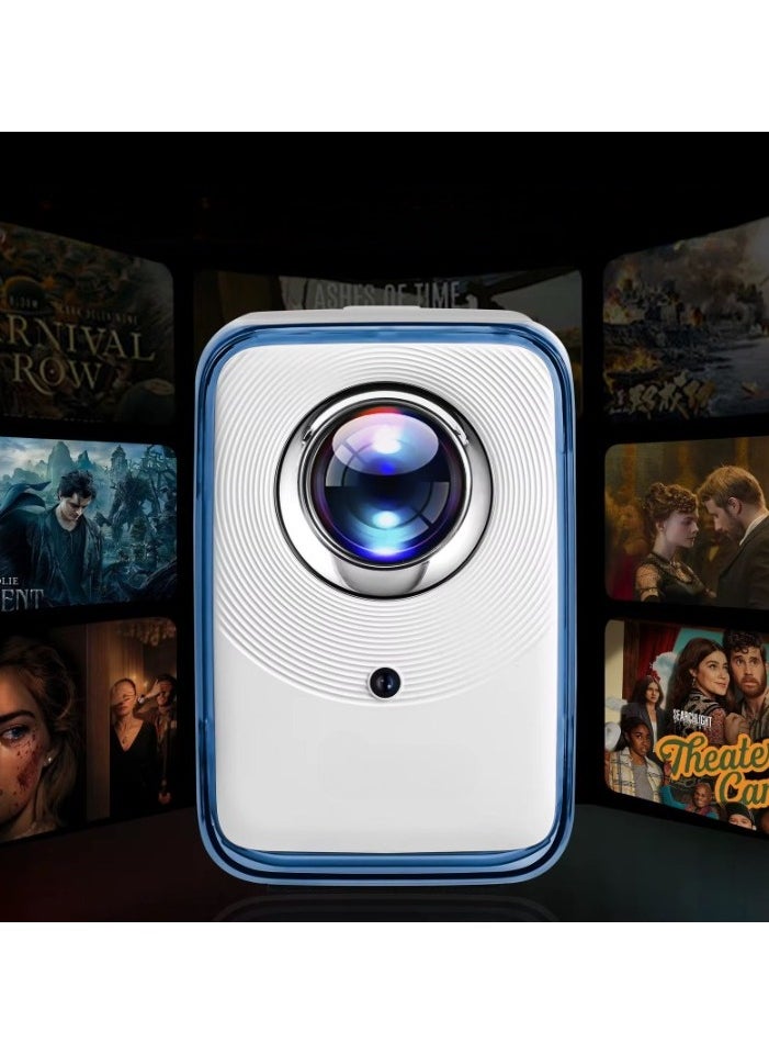 Rock Pow C60 PVO Portable LED Projector with 5G Support – 1080P HD Home Theater for Kids & Outdoor Movies, Featuring HDMI, USB, WiFi 5GHz, Bluetooth 5.2, Android 13.0, and Remote Control  - Image 3