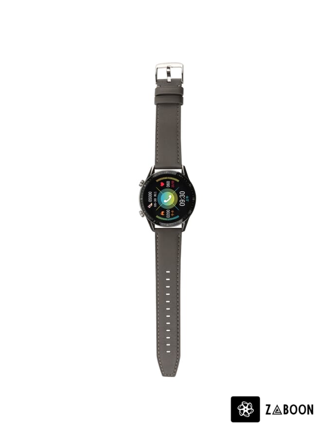 Zaboon Huawei Watch GT 3 46mm / GT Runner 22mm Genuine Leather Watch Band - Image 2