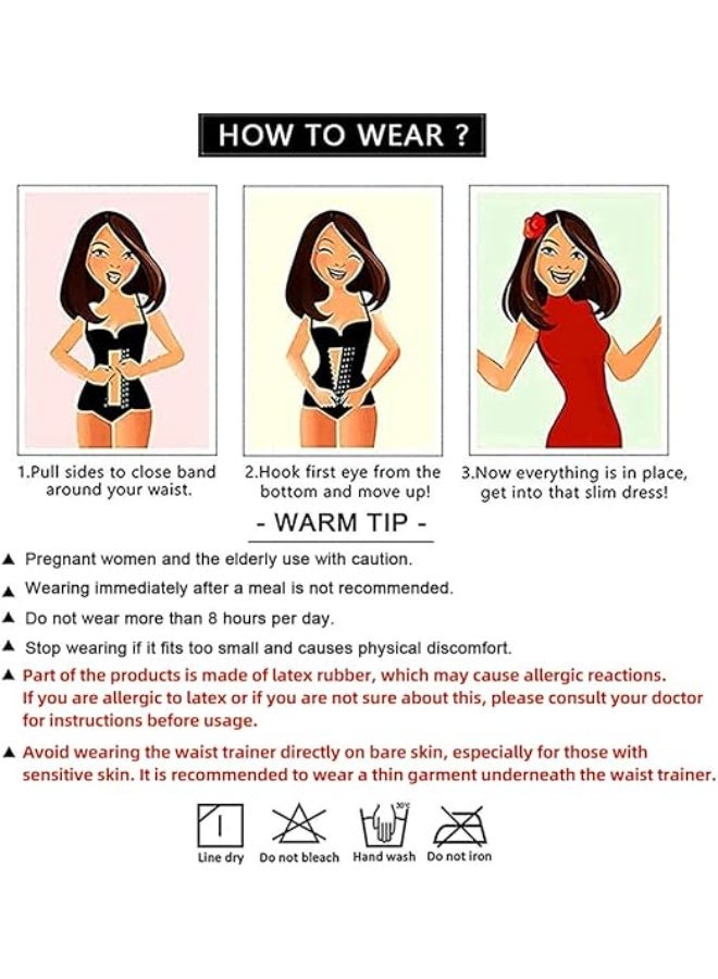 Alissa Womens Waist Trainer Underbust 25 Steel Boned Sports Fitness Workout Hourglass Body Shaper Weight Loss Xtra Small - Image 5