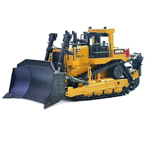 Ailejia 1/50 Scale Diecast Truck Alloy Models Bulldozer Vehicle Construction Vehicle Model Engineering Car Toy boy Gift (Bulldozer) - Image 1