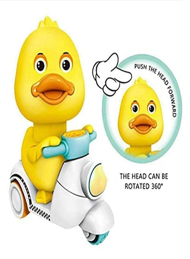 DISILA TRADERS Loving Cute Duck Toys/ Chicken Toys - Press and Go Friction Powered Toys. Pressure Car Play Toys for Kids (Random Colors and Design - Pack of 1)(Birthday Gift) - Image 3
