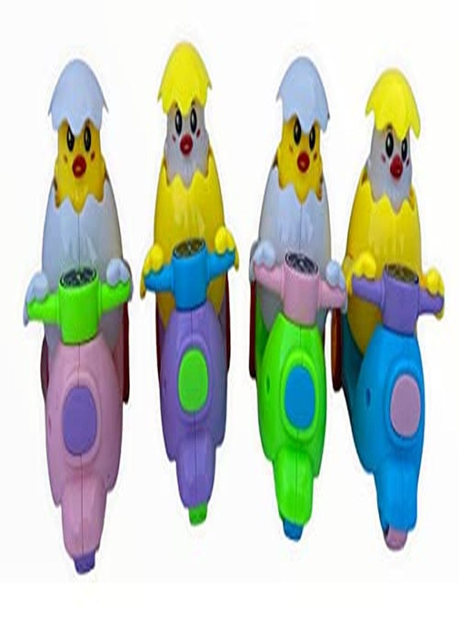 DISILA TRADERS Loving Cute Duck Toys/ Chicken Toys - Press and Go Friction Powered Toys. Pressure Car Play Toys for Kids (Random Colors and Design - Pack of 1)(Birthday Gift) - Image 4