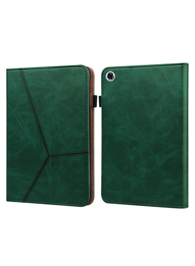 S-TOP Case For Lenovo Tab M10 HD Gen 2 Solid Color Embossed Striped Leather Case - Image 1