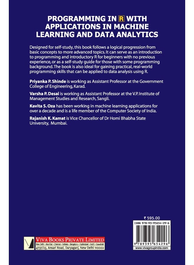 Programming in R with Applications in Machine Learning and Data Analytics - Image 2