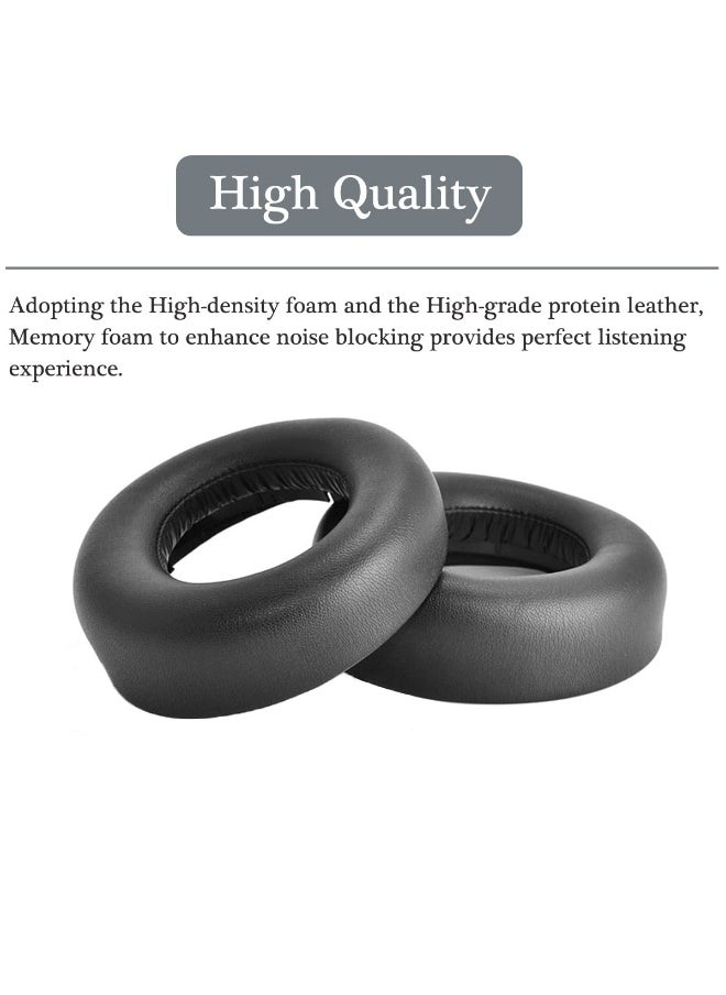 Generic 1pair Earpads Cushions Headphone Ear Pads for PS5 Pulse 3D Headset Noise Isolation Cushions Cover Earmuff Replacement (Leather Replacement Ear Pads)  - Image 4