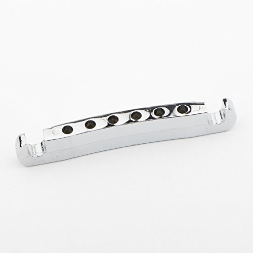 Swhmc Guitar Tune-O-Matic Bridge and Tailpiece with Studs for LP Electric Guitar(Chrome) - Image 5