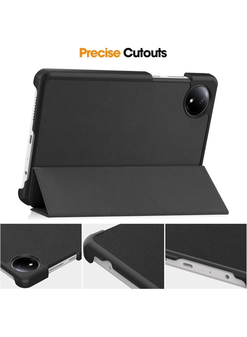 GUDOO Case Compatible with Xiaomi Redmi Pad SE 8.7 inch 2024, Slim Trifold Stand Hard Back Shell Protective Smart Cover for Redmi Pad SE 8.7"2024 Case with Auto Wake/Sleep Function - Image 5