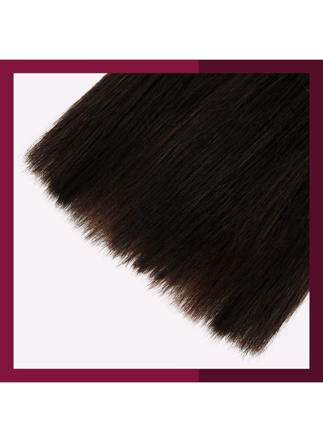 GLAM21USA - Starlet Micro Braiding Hair Human Bulk Hair Straight 20 Inch 100g (1Pack-2Bundles) Virgin Human Braiding Hair for Micro Braids Hair No Weft Human Hair Braids Extension (20 Inch (Pack of 1), Straight(N - Image 1