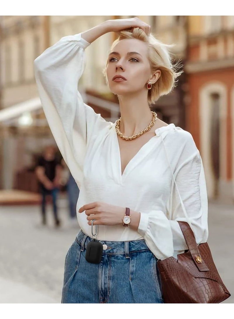 ANYOGRO For AirPods Pro 3 Case cover 2025 with Cleaner Kit,Soft Silicone Protective Case for AirPods Pro3 Case for travel or daily commutes, Accessories with Key chain - Image 4