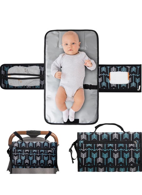 Baby Changing Pad, Waterproof Changing Pad, Diaper Changing Kit with Pocket