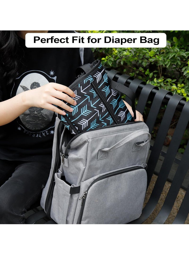 Baby Changing Pad, Waterproof Changing Pad, Diaper Changing Kit with Pocket