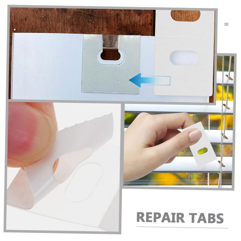 Vertical Blind Repair Tabs Adhesive Fixers 50pcs Quick Easy Restoration Discreet - Image 5