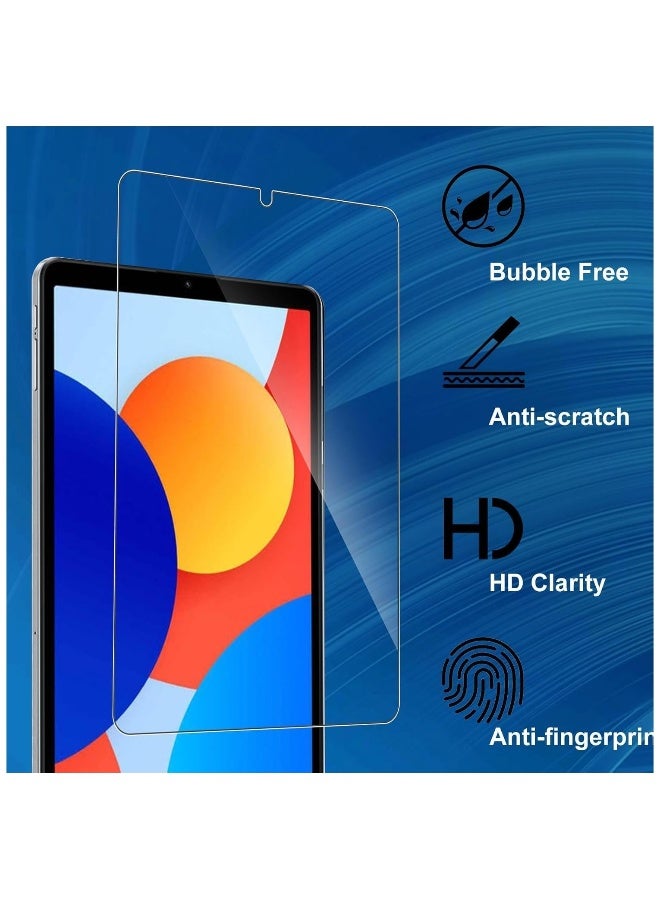 【2+2 Pack】 Screen Protector Compatible with Xiaomi Redmi Pad SE 4G 8.7 inch 2024 + Camera Lens Protector, 9H Hardness Tempered Glass, Anti-Scratch, High Definition Transparent - Image 2