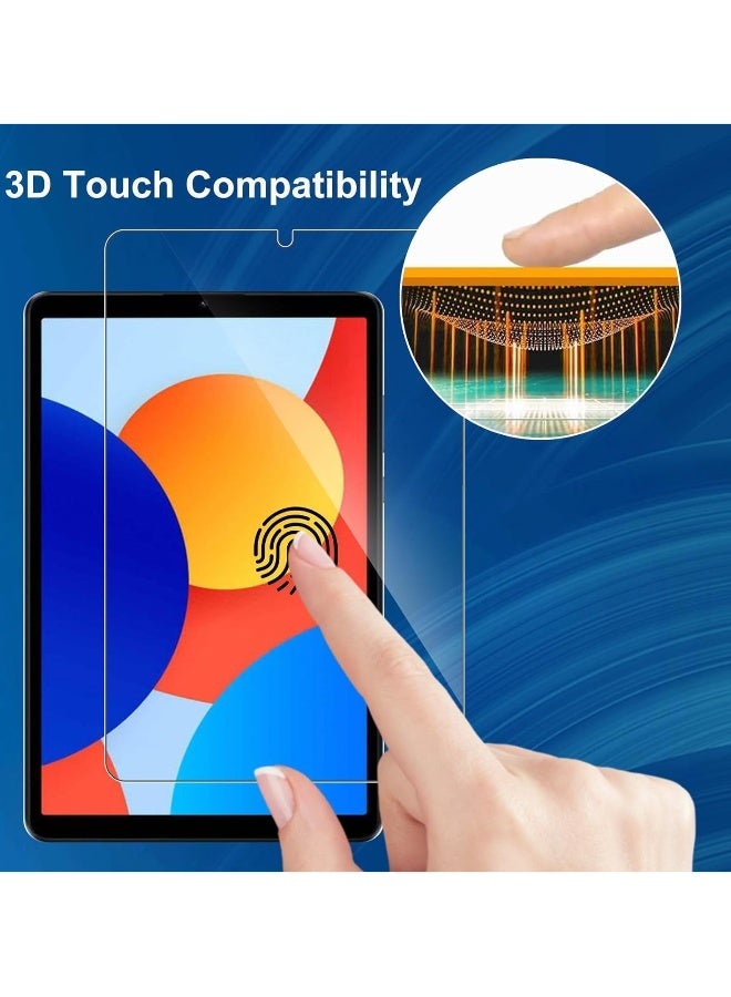 【2+2 Pack】 Screen Protector Compatible with Xiaomi Redmi Pad SE 4G 8.7 inch 2024 + Camera Lens Protector, 9H Hardness Tempered Glass, Anti-Scratch, High Definition Transparent - Image 5