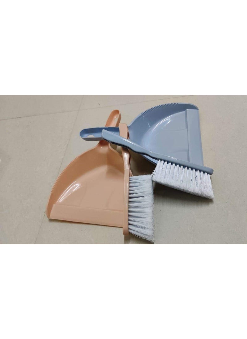 Bee home BEE HOME Plastic Dust Pan with Brush MultiColour Standard Size  - Image 4