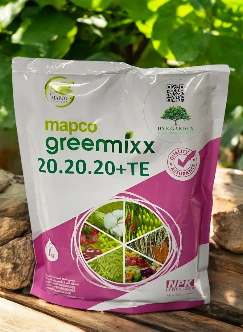 Success NPK 20-20-20 "سماد قابل للذوبان في الماء" 1 كجم أفضل نمو للزهور والفواكه والنباتات