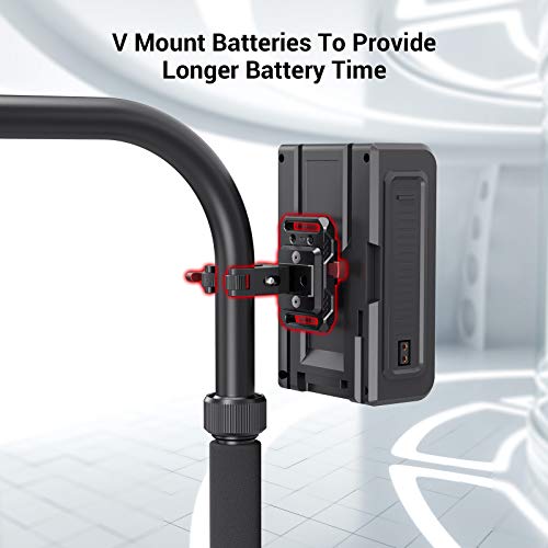 SmallRig Mini V Mount Battery Plate, V-Lock Mount Battery Plate with Crab-Shaped Clamp for Camera Power Supply - 2989 - Image 2