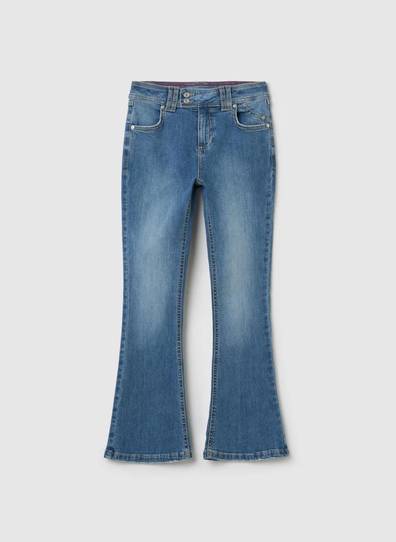 او في اس Bootcut Jeans With Pockets