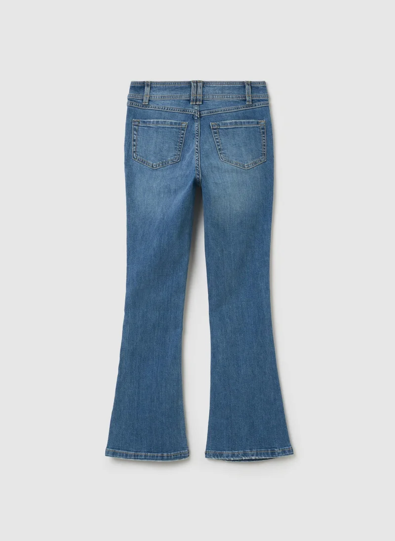 او في اس Bootcut Jeans With Pockets