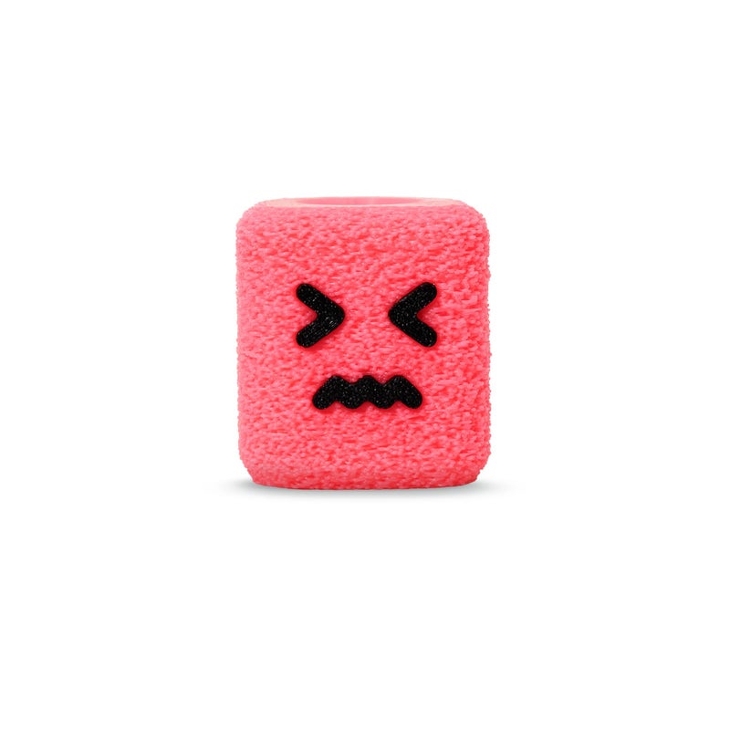 Emoji Pen Holder for graphic tablet and Pen display monitors (Annoyed - Pink)