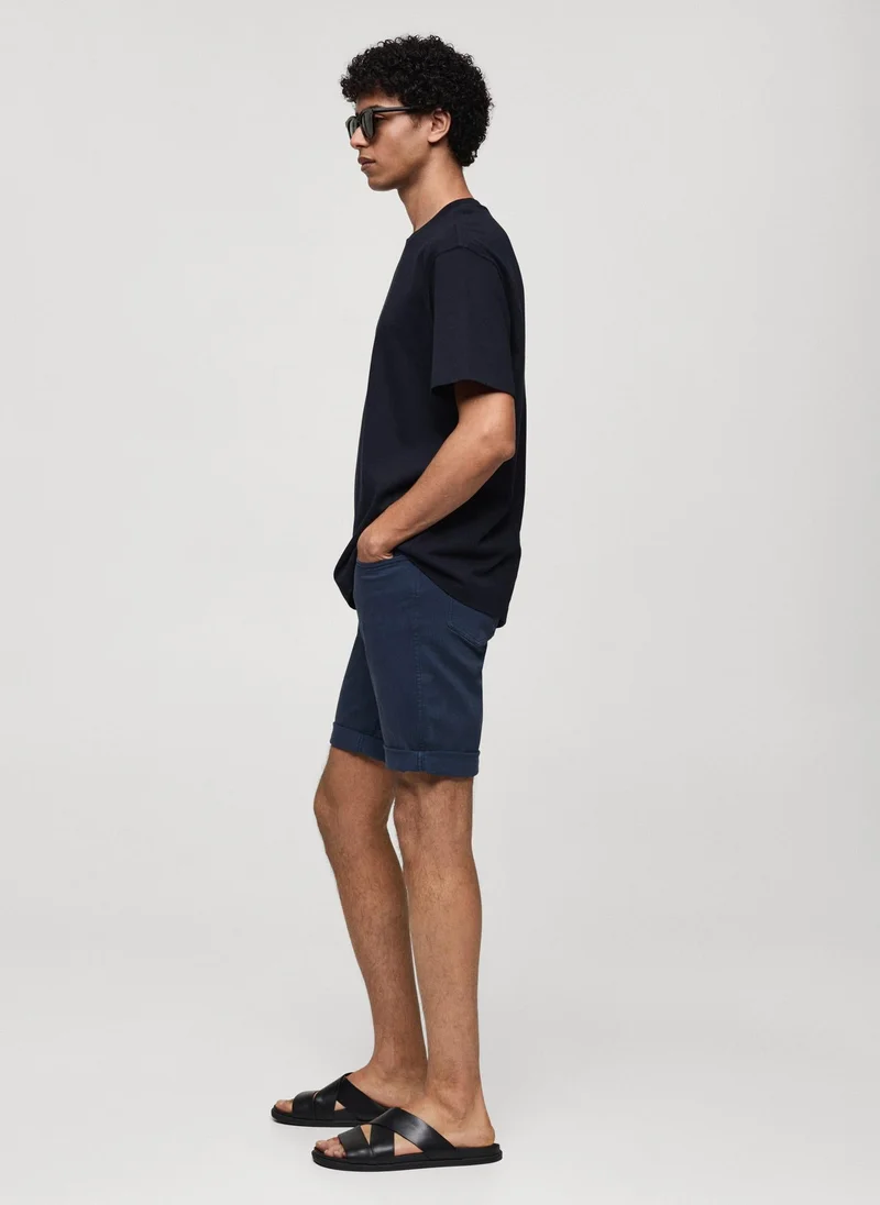 مانجو مان Essential Denim Shorts