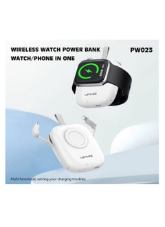Lenyes Lenyes Power bank Pw023 5000mAh Mini Magsafe Smart Watch Wireless Magnetic Power Bank  - Image 5