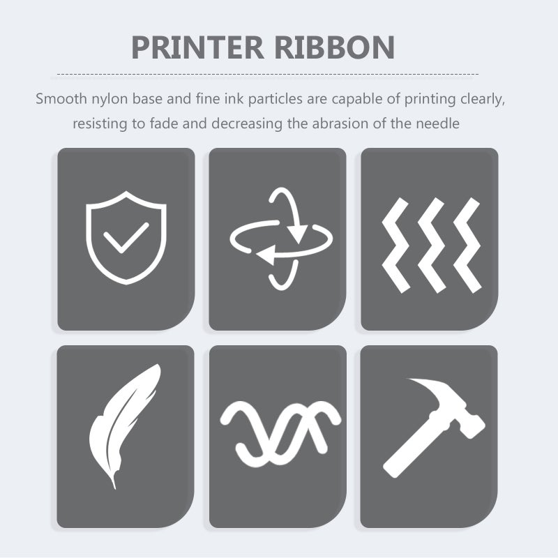 10pcs Cash Register Ink Ribbon Printer Replacement Ink Ribbon - Image 2