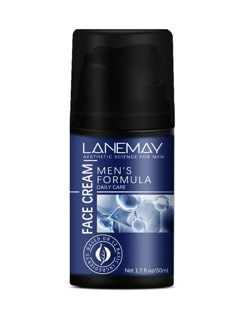LANEMAY Men Face Cream Deep Nourishing Anti Wrinkle Eye Bag Remover Dark Spot Corrector Moisturizer for Soothing and Brightening Skin - Image 5
