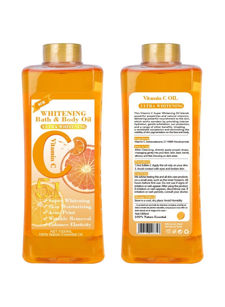 MIXIA Extra Whitening Vitamin c Body Oil – 1000ml