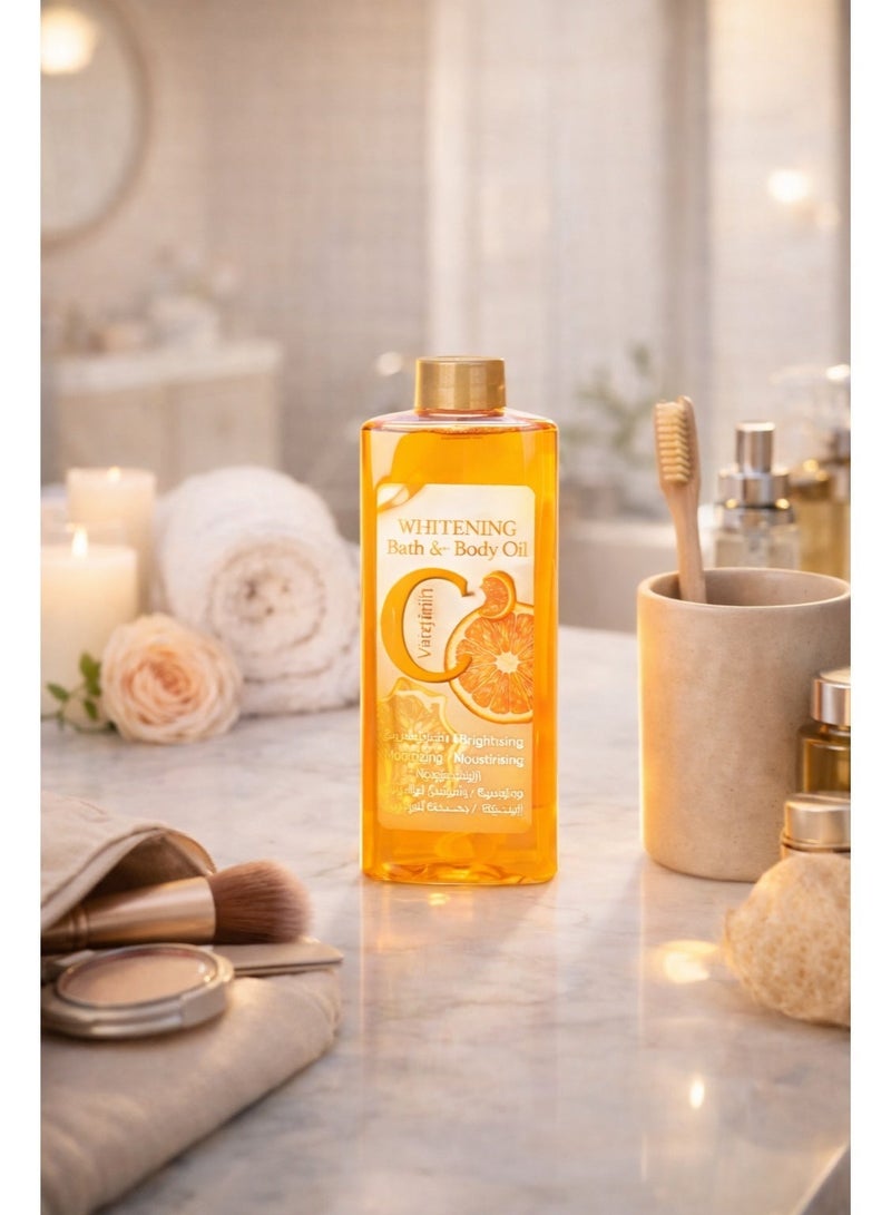 MIXIA Extra Whitening Vitamin c Body Oil – 1000ml - Image 2