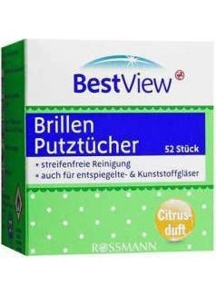 Brillen Putztücher Bestview Glasses Glass Cleaning Wipes 