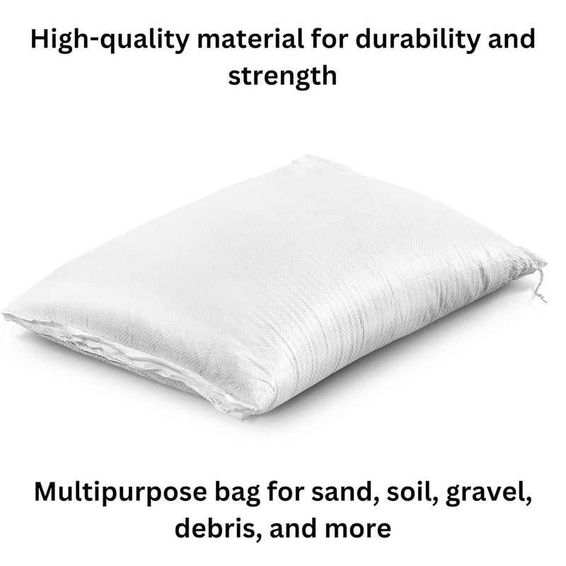 Singhal Empty HDPE White Bag Bora 2440 Inches Bori for Packing of Food vegetables Grains Wheat Rice Sugar etc Products Set of 5 Pieces - Image 3