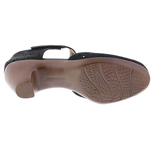 Easy Spirit Women's Cindie Dress Pump, Black Nubuck, 9 M US - Image 5