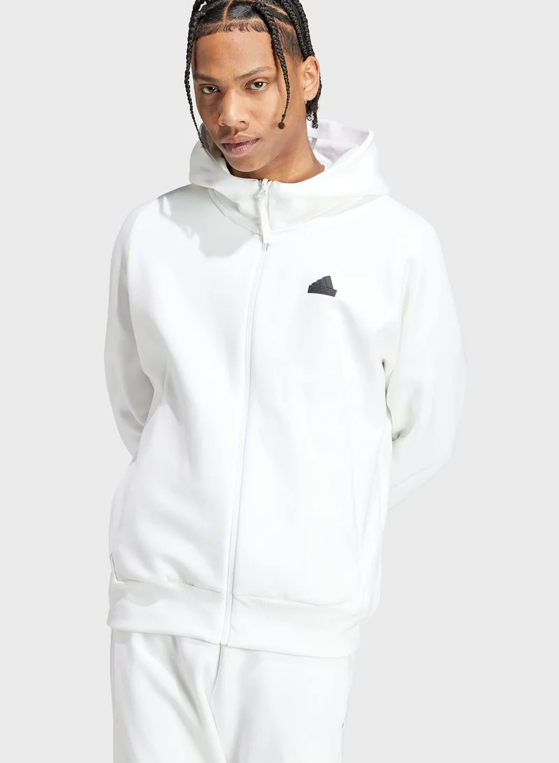 Adidas Premium Full-Zip Hooded Track Top for Men Best