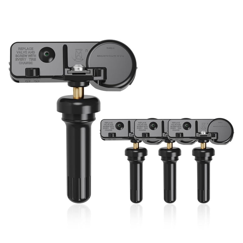 RENECTIV TPMS Sensor 315MHZ Tire Pressure Monitoring System Replacement for GM Chevy Buick GMC Pontiac Hummer Saturn (4PCS) - Image 1