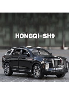 Swift 1:24 Scale Hongqi E-HS9 Toy Cars, Diecast Model Luxury Metal Car, Zinc Alloy Pull Back with Front and Back Lights, Open Door, Off-Road Real Suspensions, Panoramic Sunroof  - Image 3