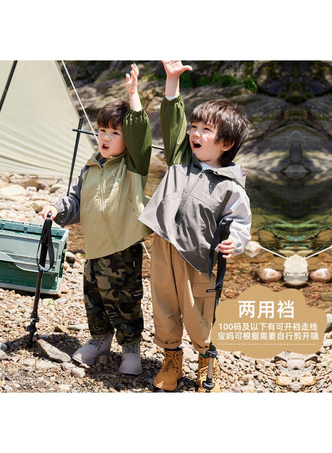 Doodle Home kids Cargo Pants, Boys' Autumn Running Pants, Baby Casual Trousers, Girls' Fall Long Pants - Image 3