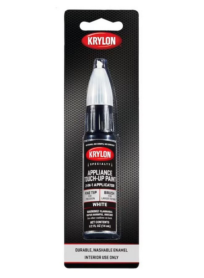 KRYLON Appliance Touch Up Paint Tubes White 14 ML