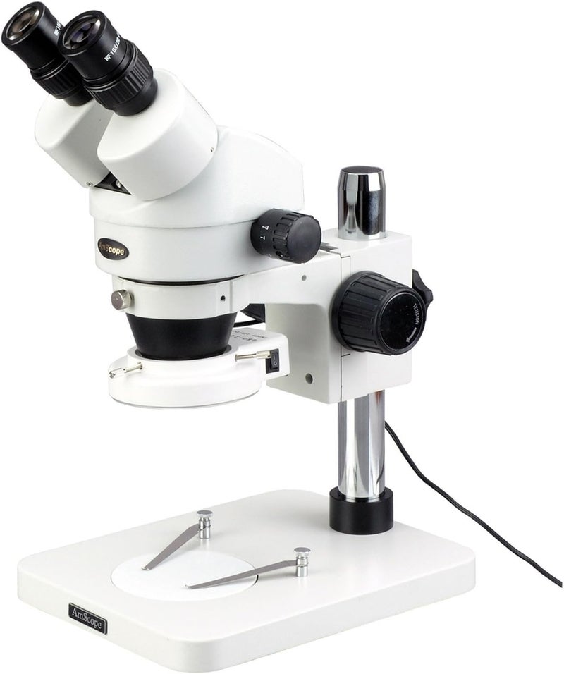 AmScope AmScope 35X90X Inspection Dissecting Zoom Power Stereo Microscope with 64LED Light  - Image 1
